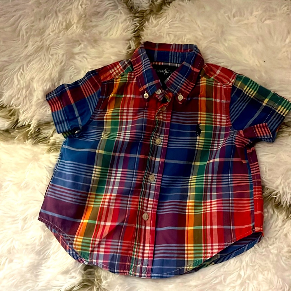 2pc Ralph Lauren Baby boy shirts